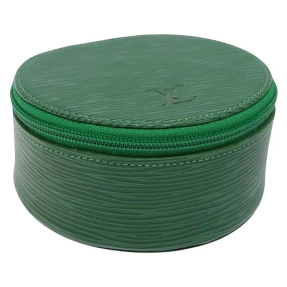 LOUIS VUITTON Epi Ecrin Bijoux 10 Jewelry Box Green M48214 LV Auth 136304 - Picture 1 of 16